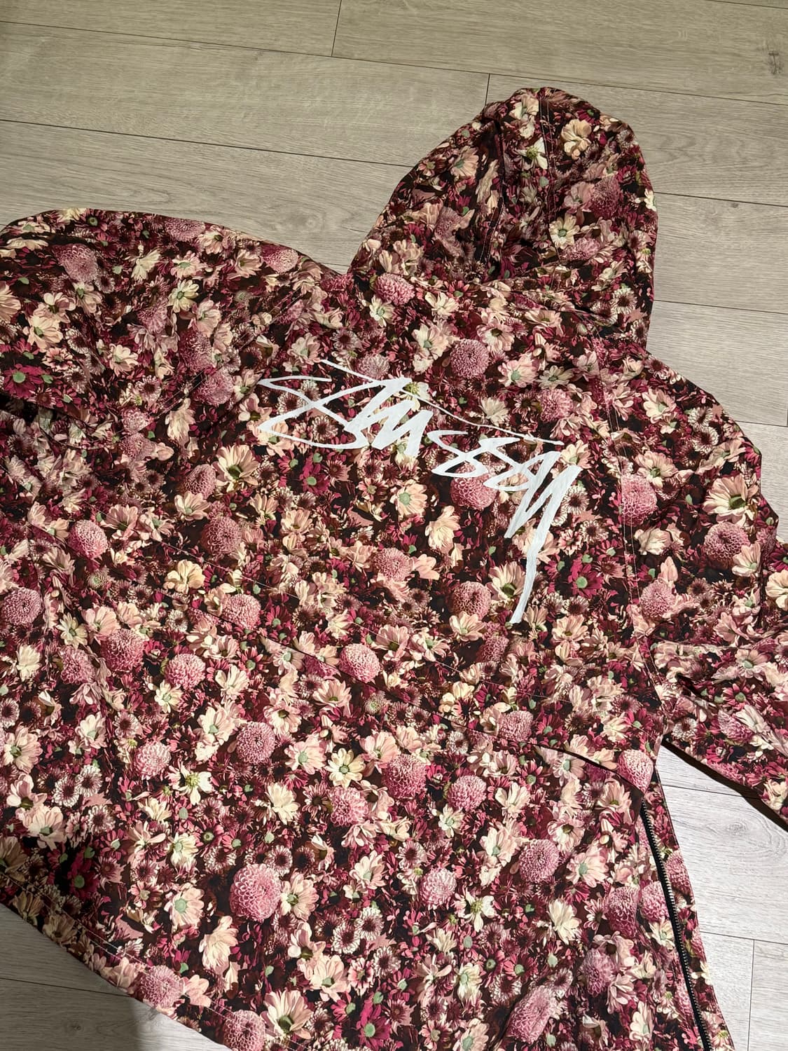 스투시 플로랄 바람막이 XL 상품이미지2