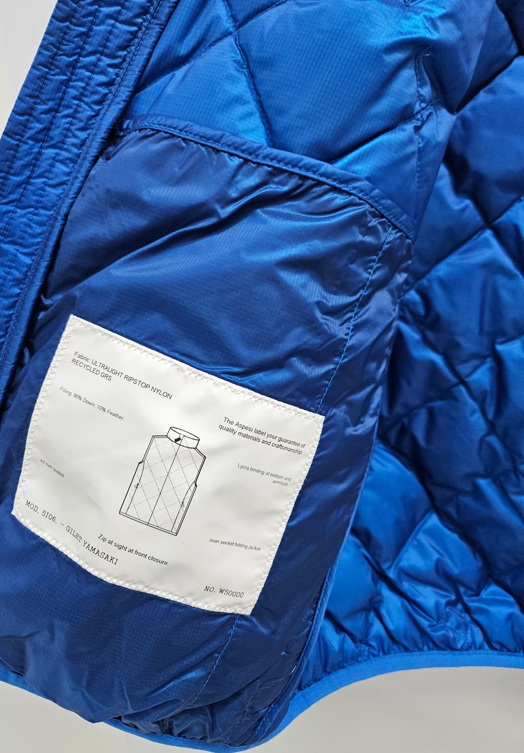 아스페시 퀼팅 집업 베스트 상품이미지6