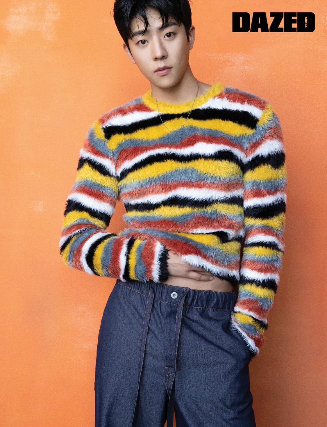 [이종협님 착용] 로에베 22AW 멀티컬러 브러시드 스웨터 상품이미지1