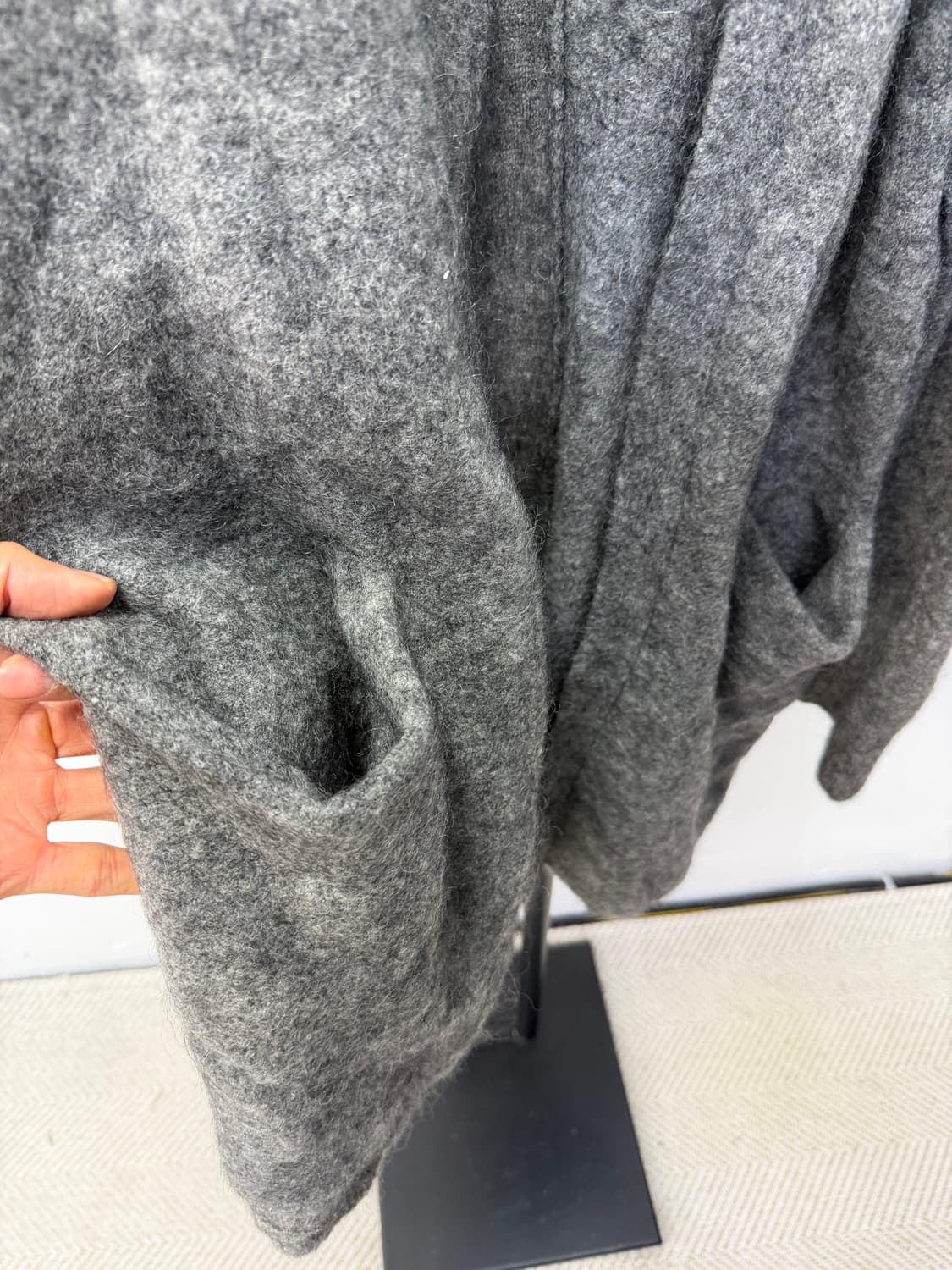 정품) TIME 타임 한섬 가디건 그레이 90F 상품이미지5