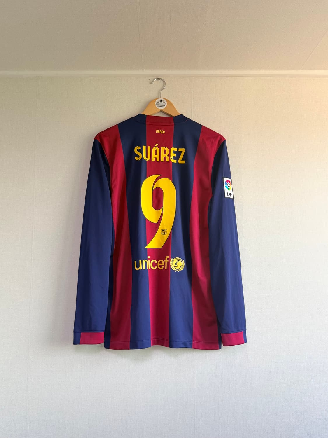 14-15 바르셀로나 홈 긴팔 새제품 상품이미지2