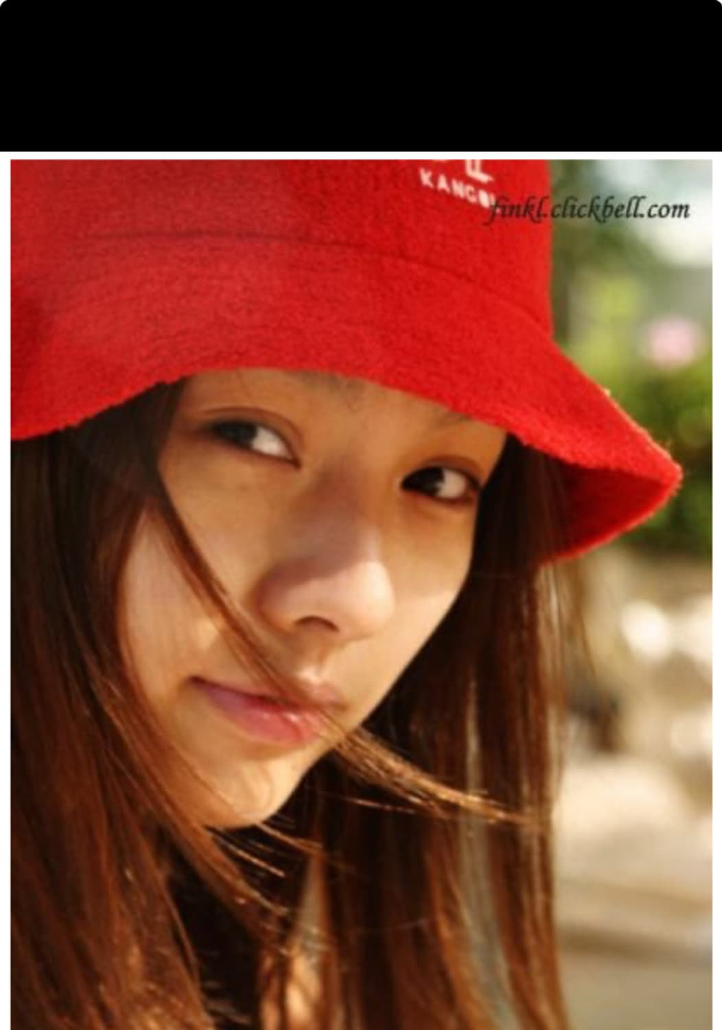 Y2K 대대장 캉골 테리 버킷햇 새제품 쨍한 레드 효리템 상품이미지1