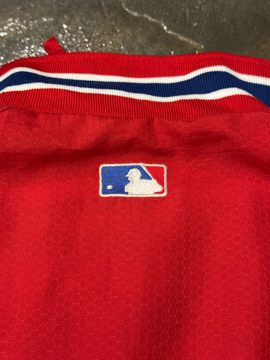 MLB 필리스 Phillies 레드 야구 점퍼 M 상품이미지5