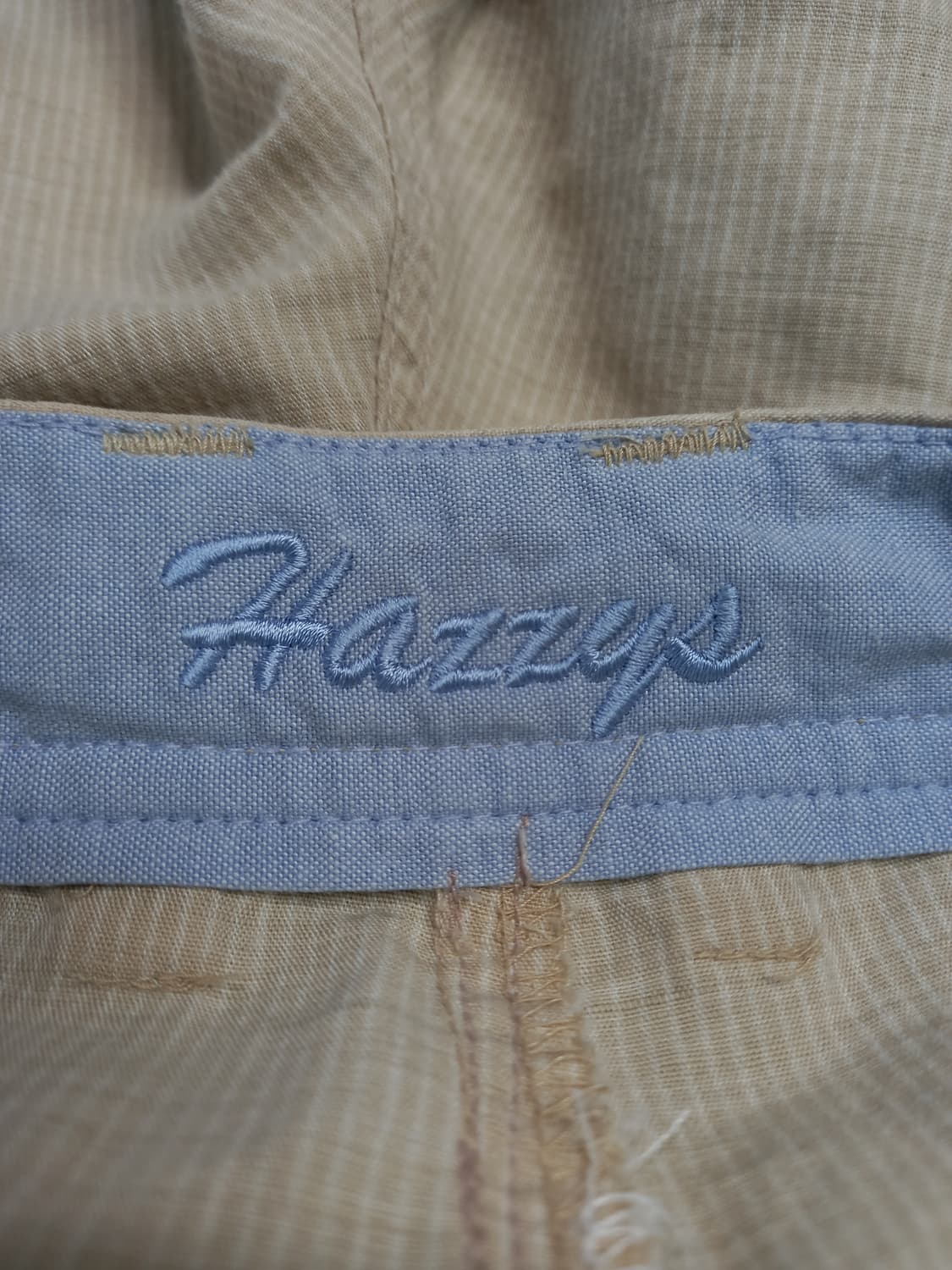32 HAZZYS 여름용 면바지 연베이지 32-394 상품이미지8