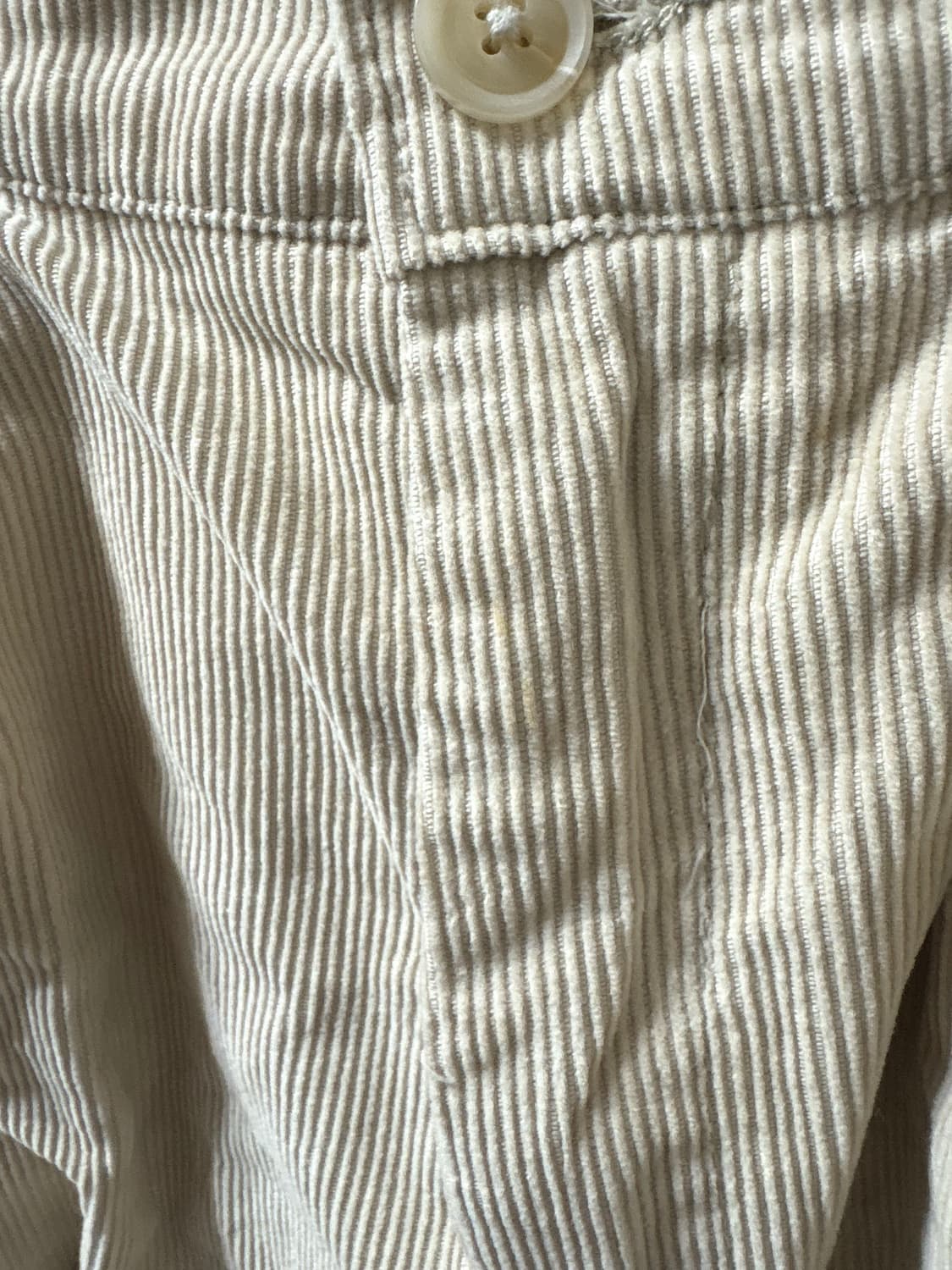 골덴 베이지 반바지 상품이미지3