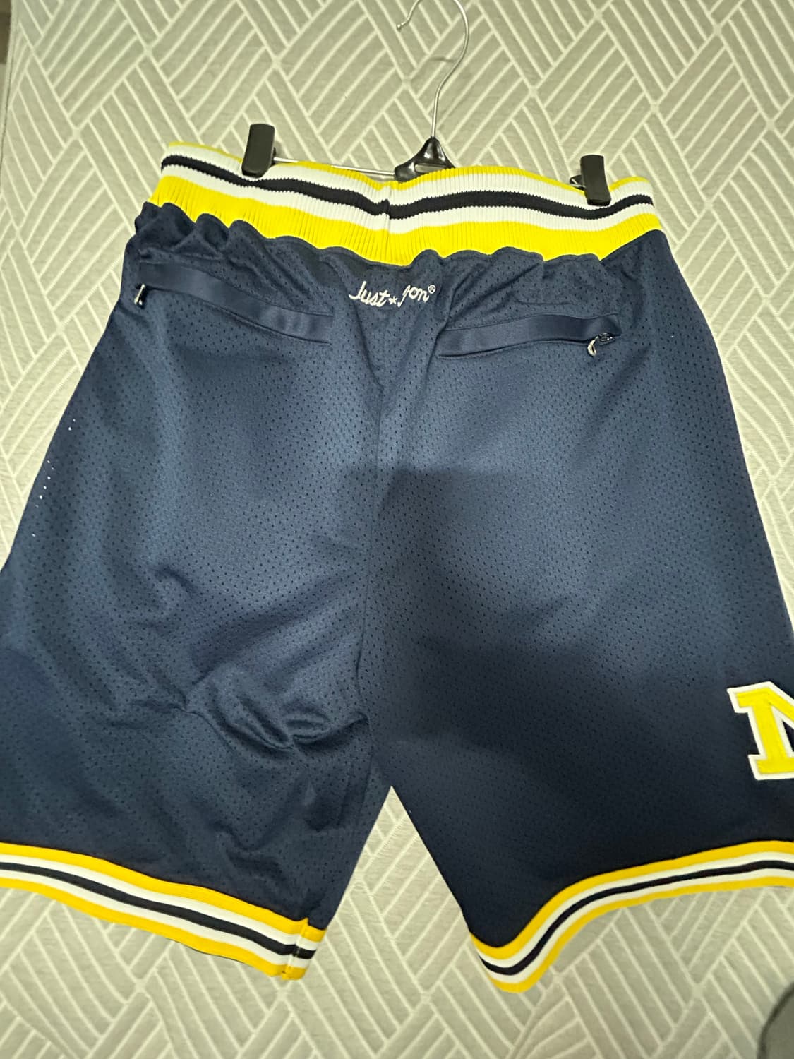 Just Don Michigan Wolverines Shorts 농구바지 상품이미지2