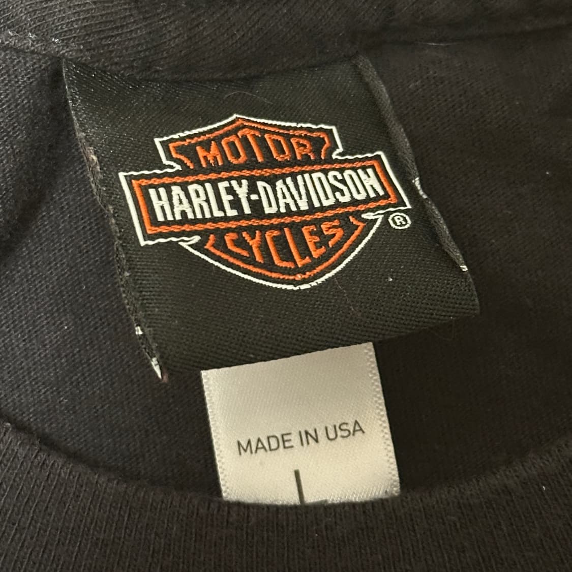 할리 데이비슨 튜블라 반팔 티셔츠 L USA 상품이미지5