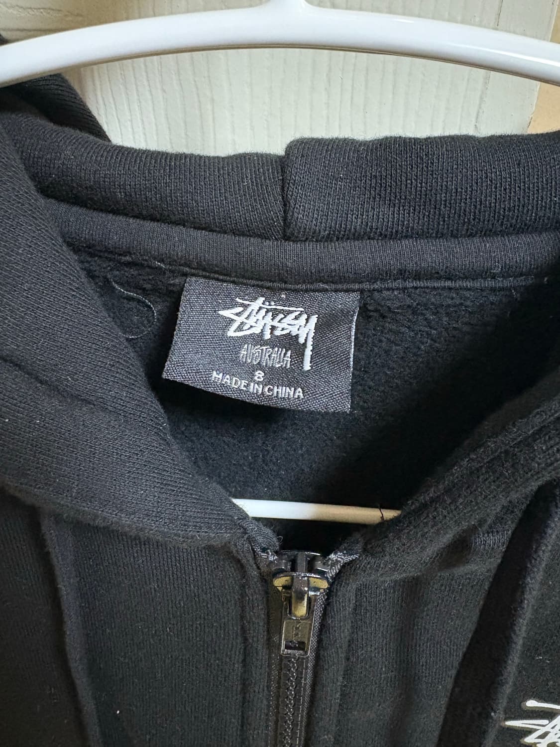 스투시 크롭 후드집업 상품이미지2