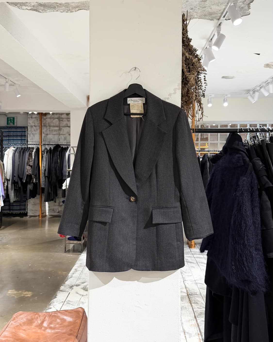 크리스찬 디올 부티크 차콜 울 블레이저 상품이미지1