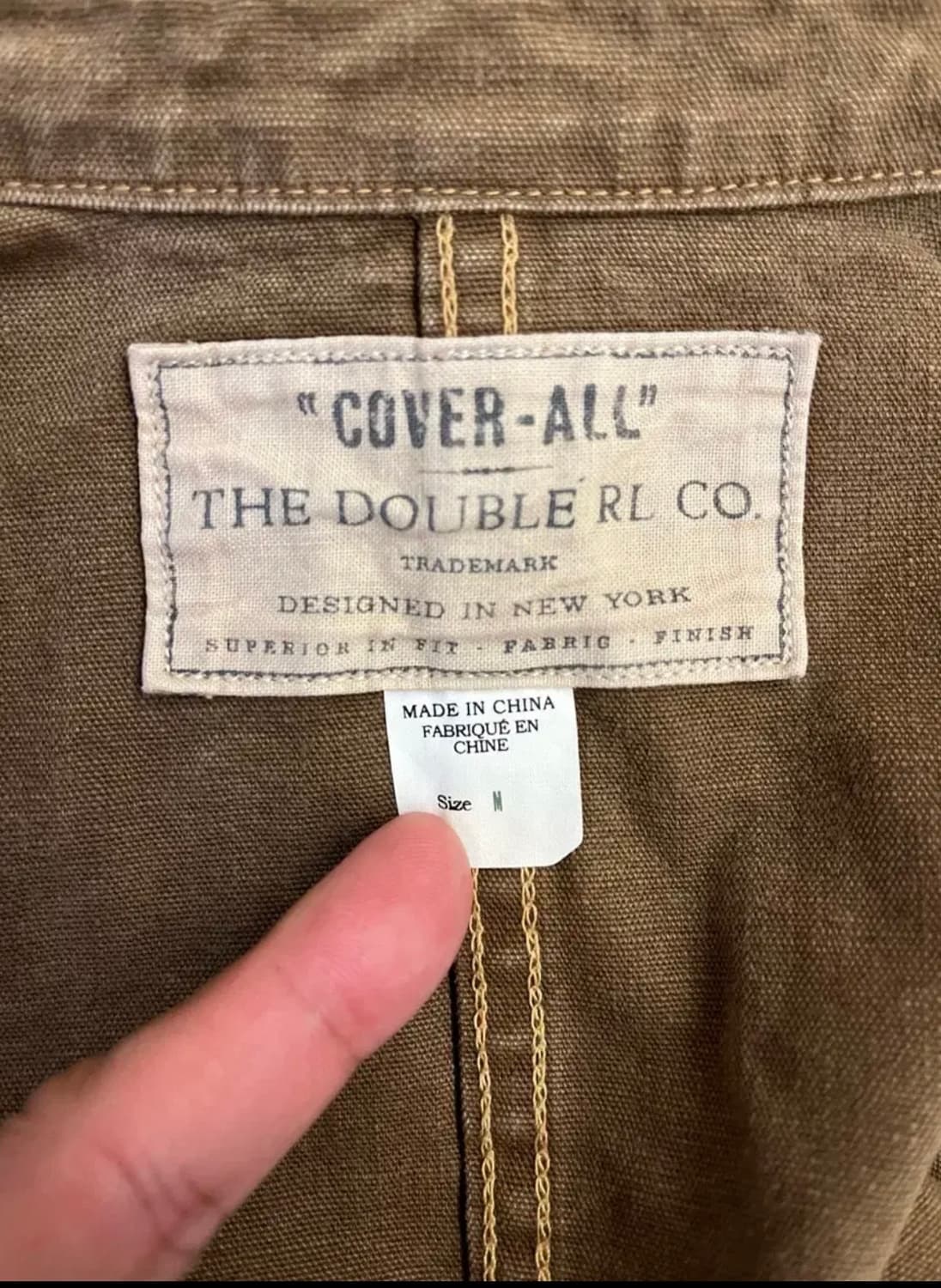 RRL DUCK CANVAS DOUBLE KNEES COVER-ALL 상품이미지9