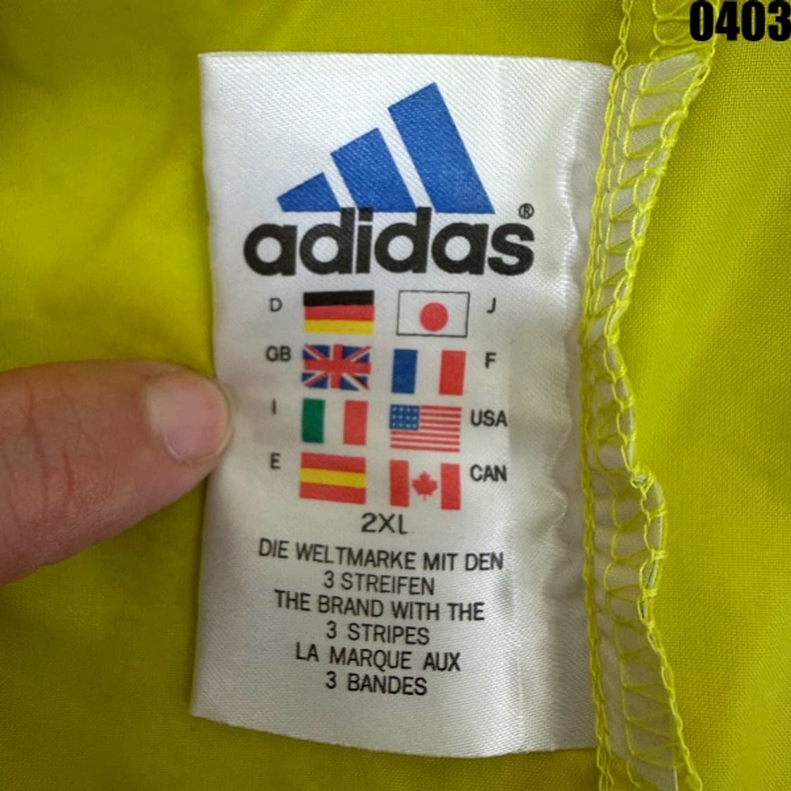 아디다스 빈티지 아노락 후드 바람막이 자켓 105 0403 상품이미지6