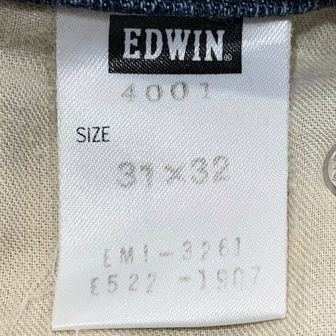 [31] 미스 에드윈 4001 부츠컷 데님팬츠 상품이미지6