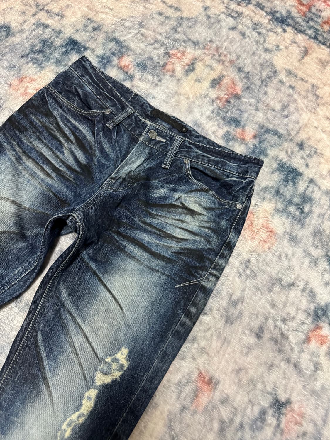 Fuga 00s archive whisker boot cut denim 상품이미지4