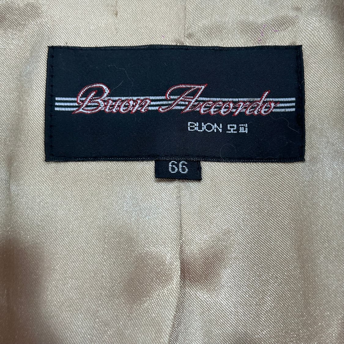 Buon Accordo 아이보리 베이지 토끼 퍼 자켓 상품이미지5