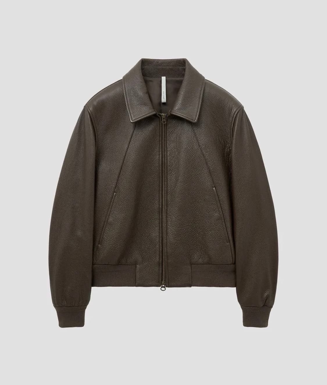 노이어 레더 블루종 브라운 (고트 슈렁큰 레더 블루종) 상품이미지1