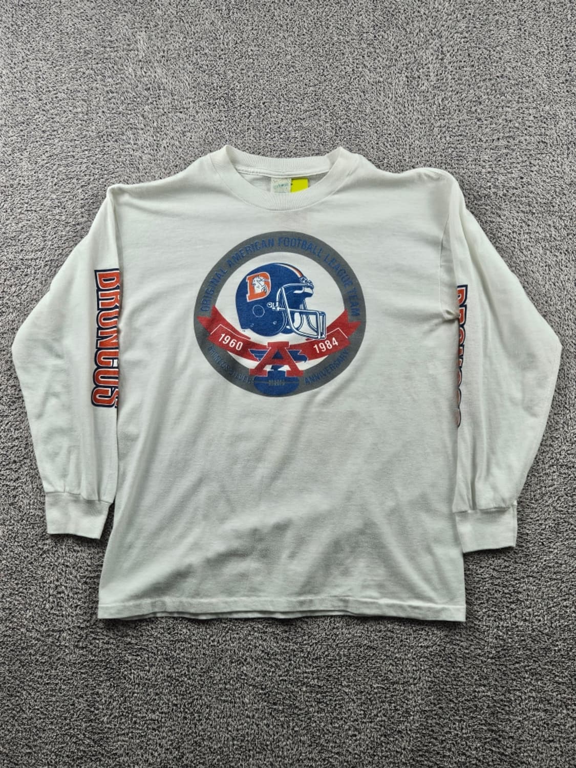 USA 스포츠웨어 브롱코스 싱글스티치 롱슬리브 ( L ) / 11131 상품이미지2