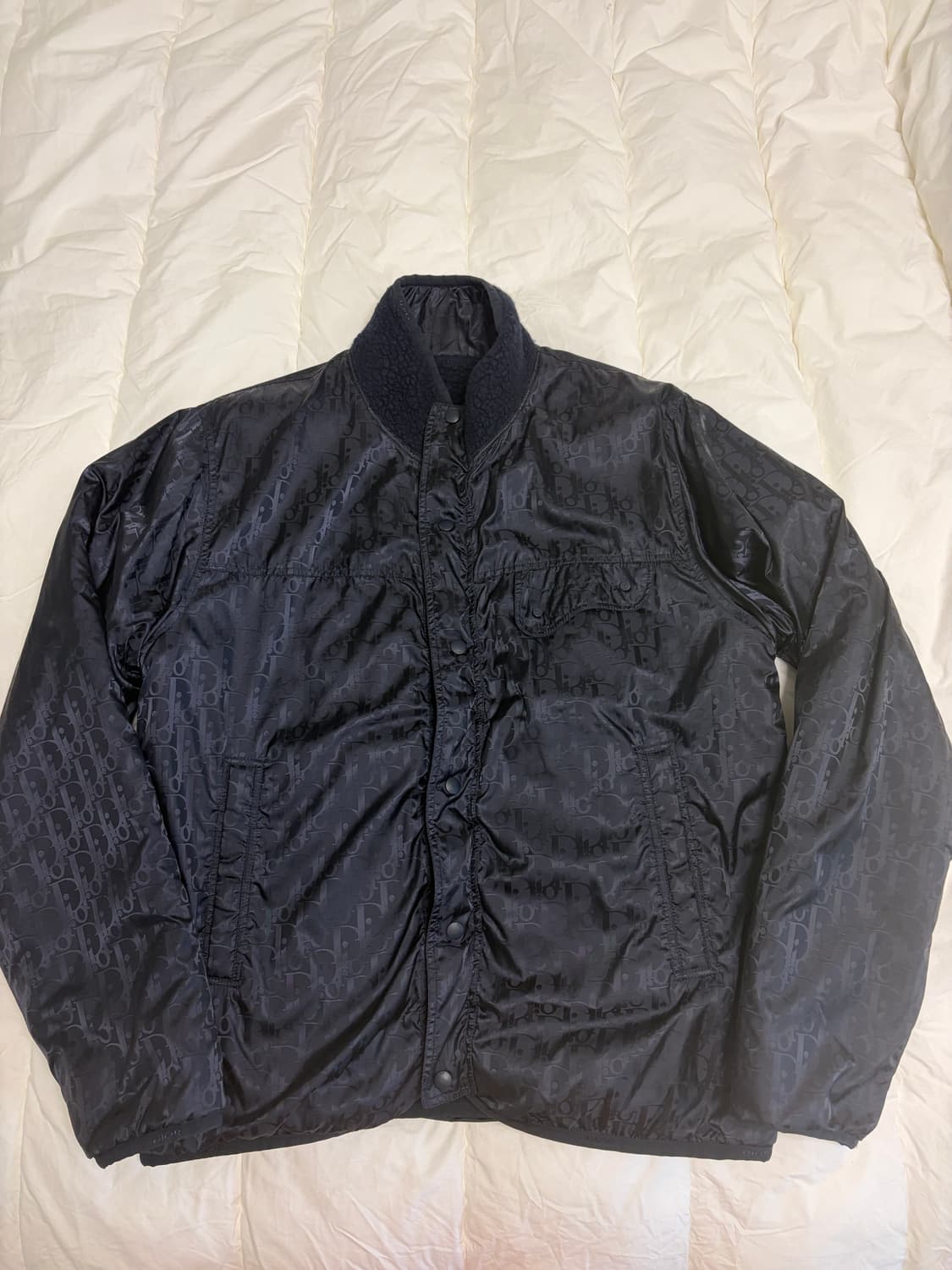 Dior 디올 오블리크 리버서블 자켓 네이비 라지 상품이미지1