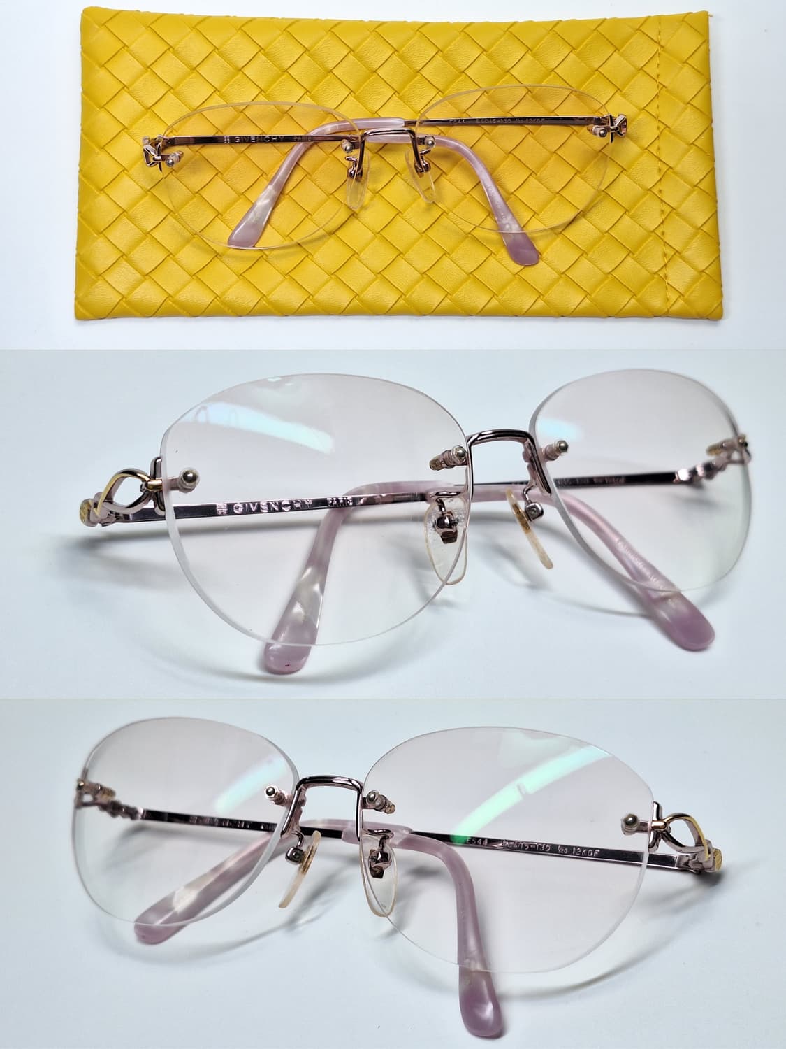 지방시 GIVENCHY E544 12KGF 금장 무테 안경테/일제 명품  상품이미지3