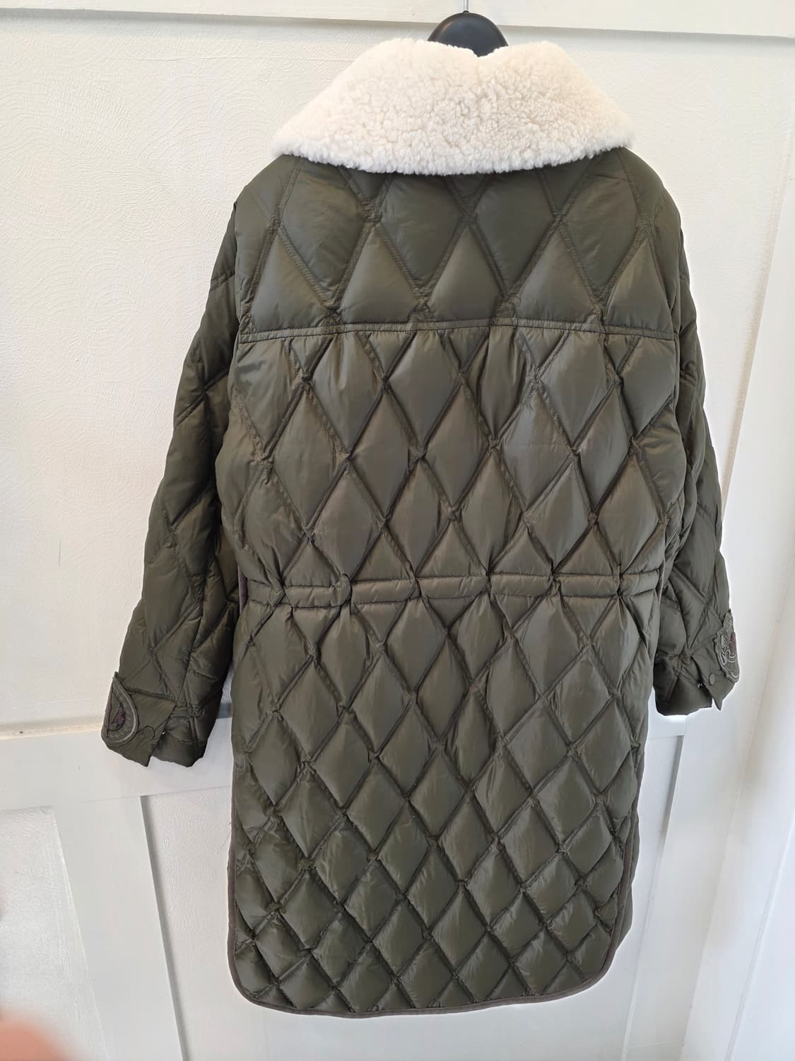 BCBG 퀼팅 패딩 자켓 양털 카라 상품이미지4