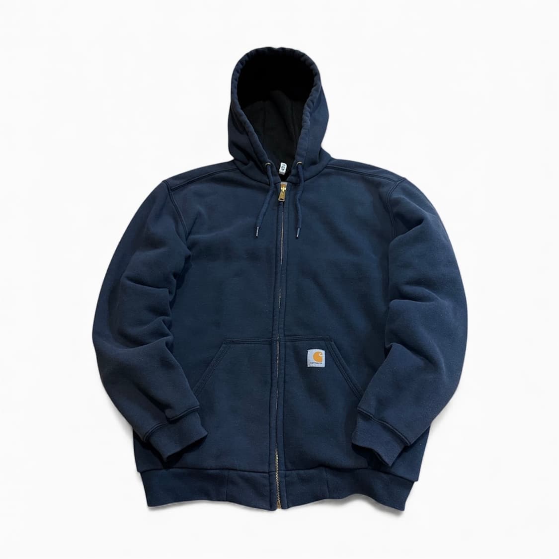 칼하트 네이비 써멀 후드집업 상품이미지1