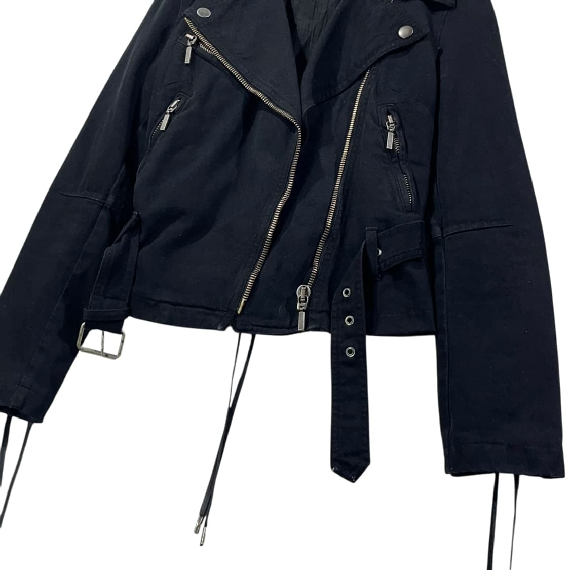 [Alexander McQueen] 알렉산더맥퀸 레이스업 라이더 자켓   상품이미지5