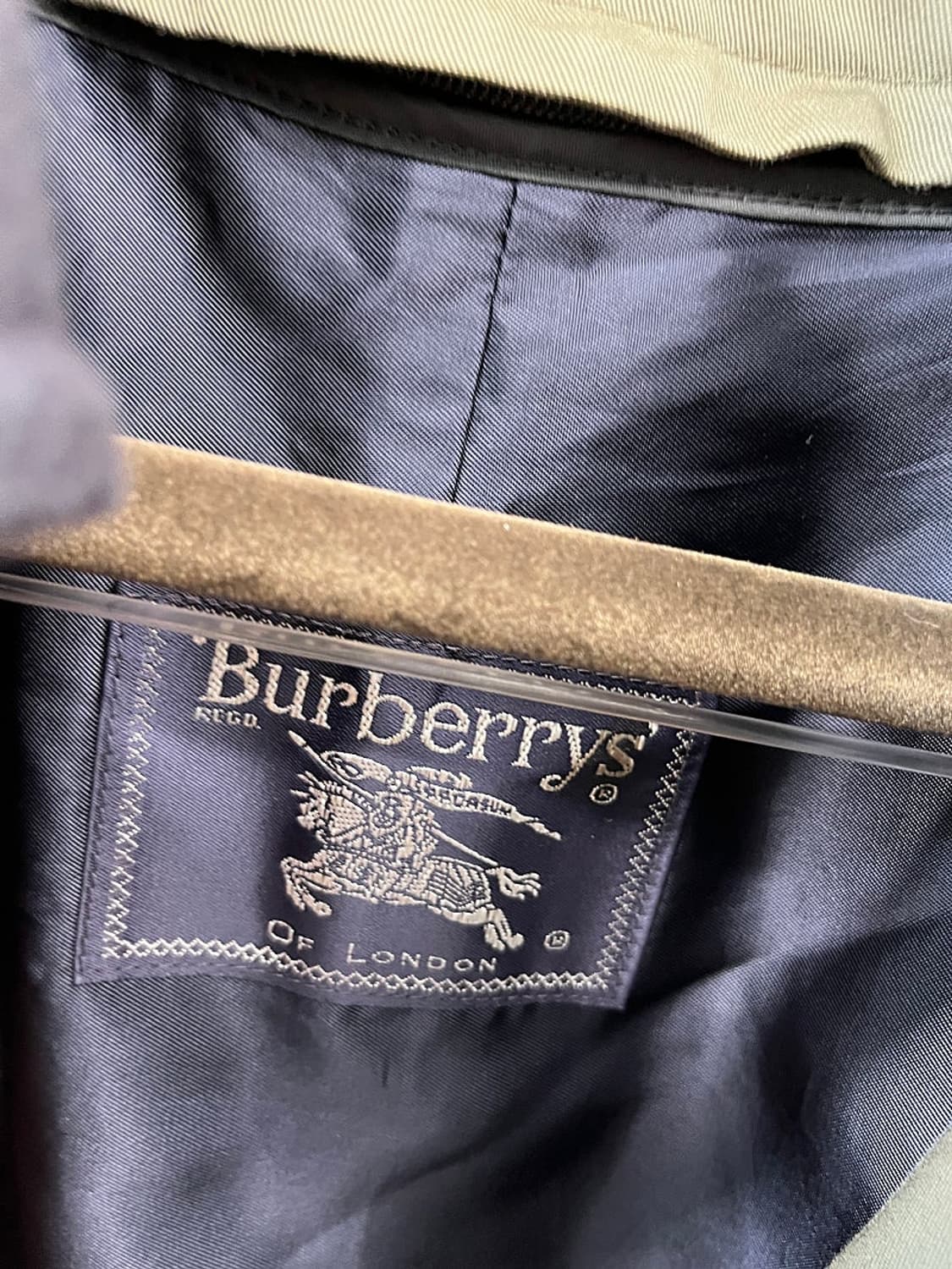 95-100) 버버리 원패널 트렌치코트 상품이미지3