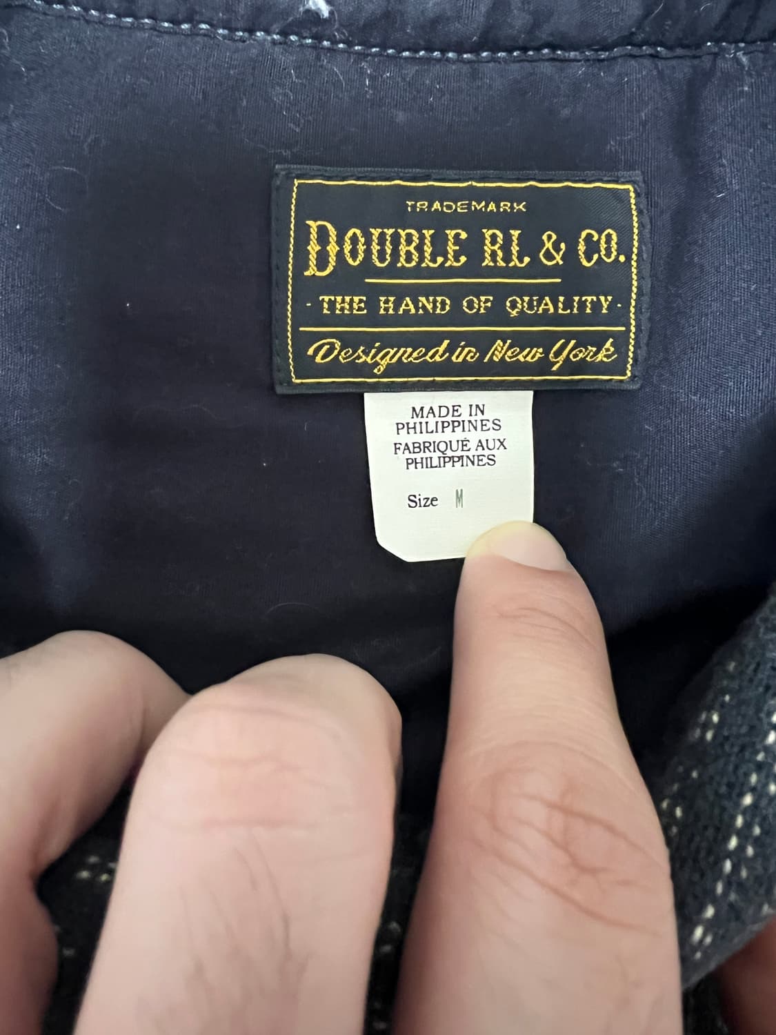 택포38) RRL 더블알엘 브라운스비치 플리스 자카드 셔츠 자켓 M 상품이미지5