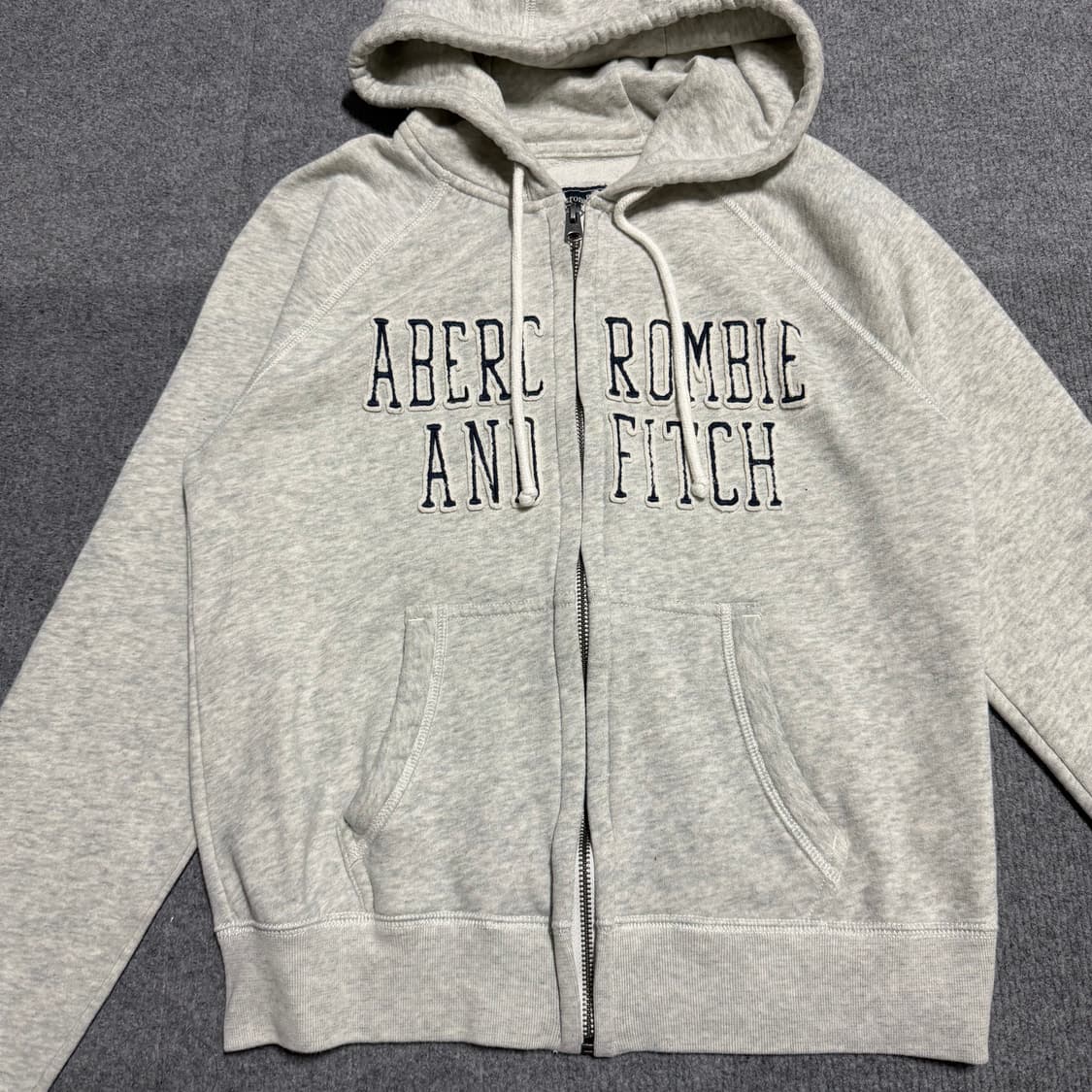 아베크롬비 그레이 후드집업 xs 상품이미지2