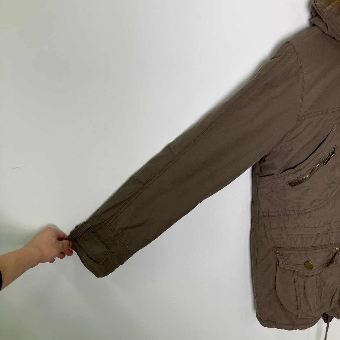 US 밀리터리 N-3B 후드 야상 파카 M 상품이미지7