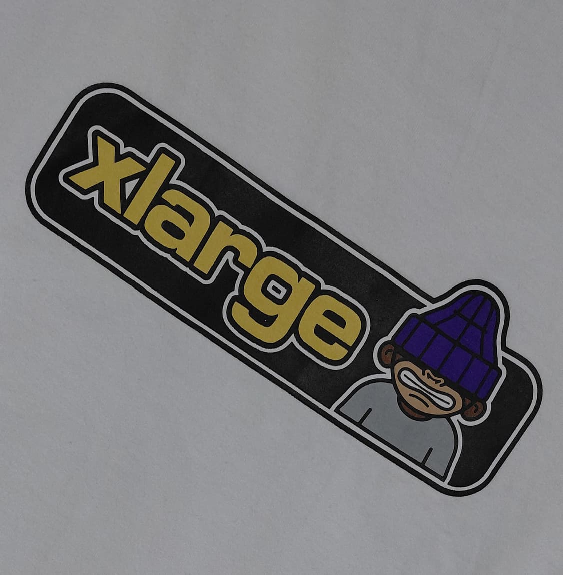 [M] 엑스라지(XLARGE) 비니 캐릭터 로고 반팔 티셔츠 화이트 상품이미지7