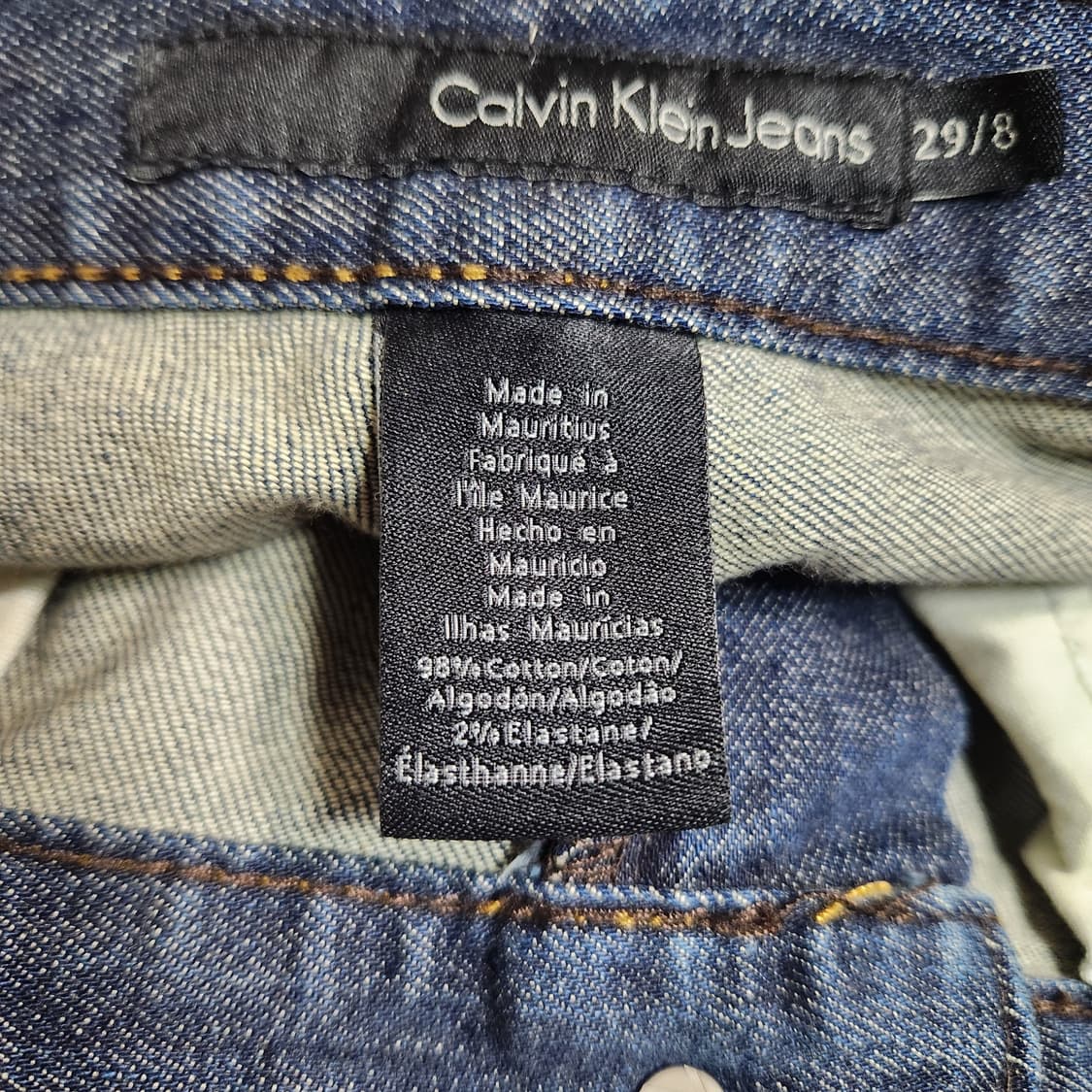 J144 [29] 캘빈클라인 데님 청바지 상품이미지5