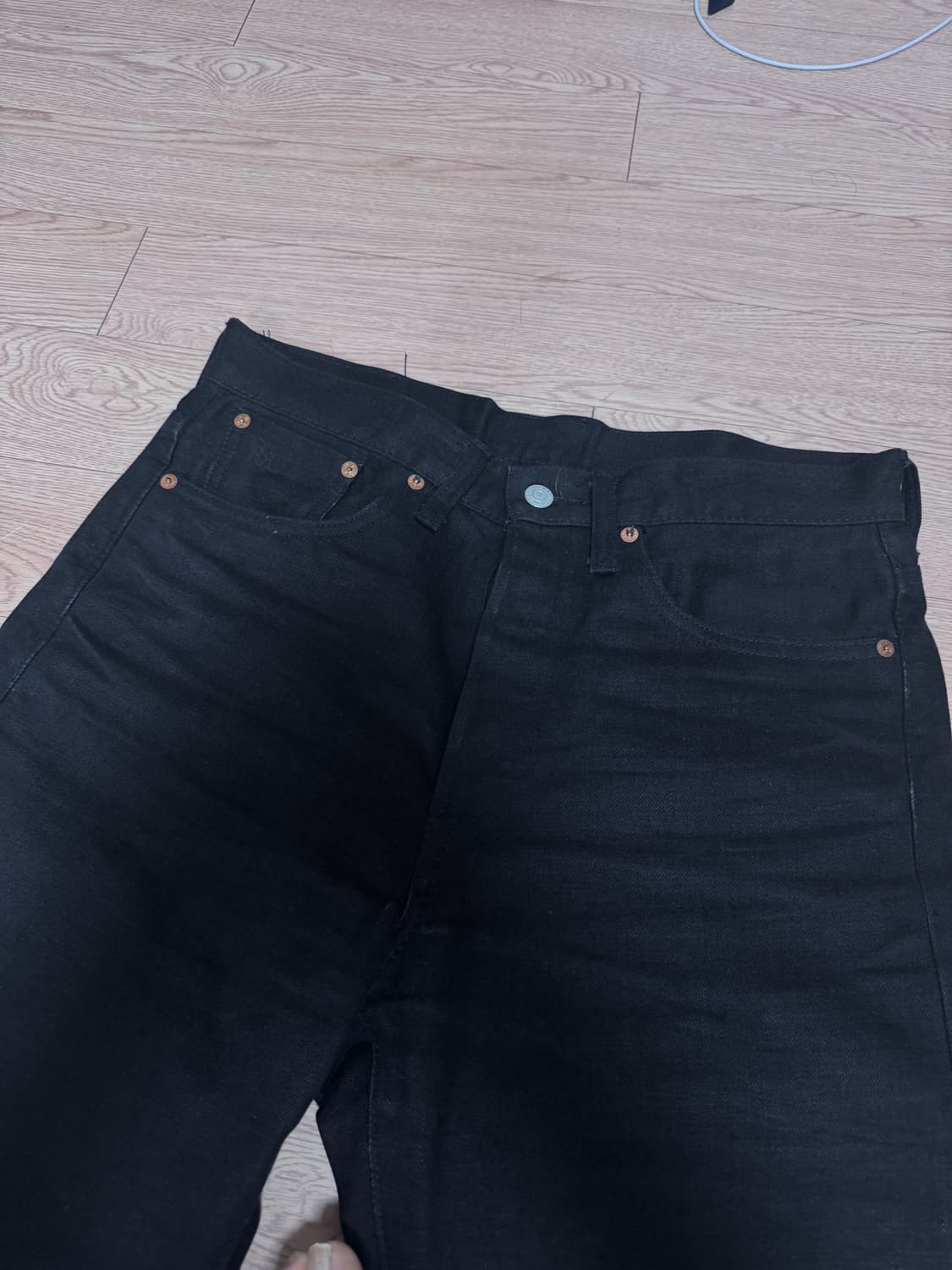 RRL 더블알엘 빈티지파이브포켓 블랙온블랙 31x32 빈파포 블온블 상품이미지2