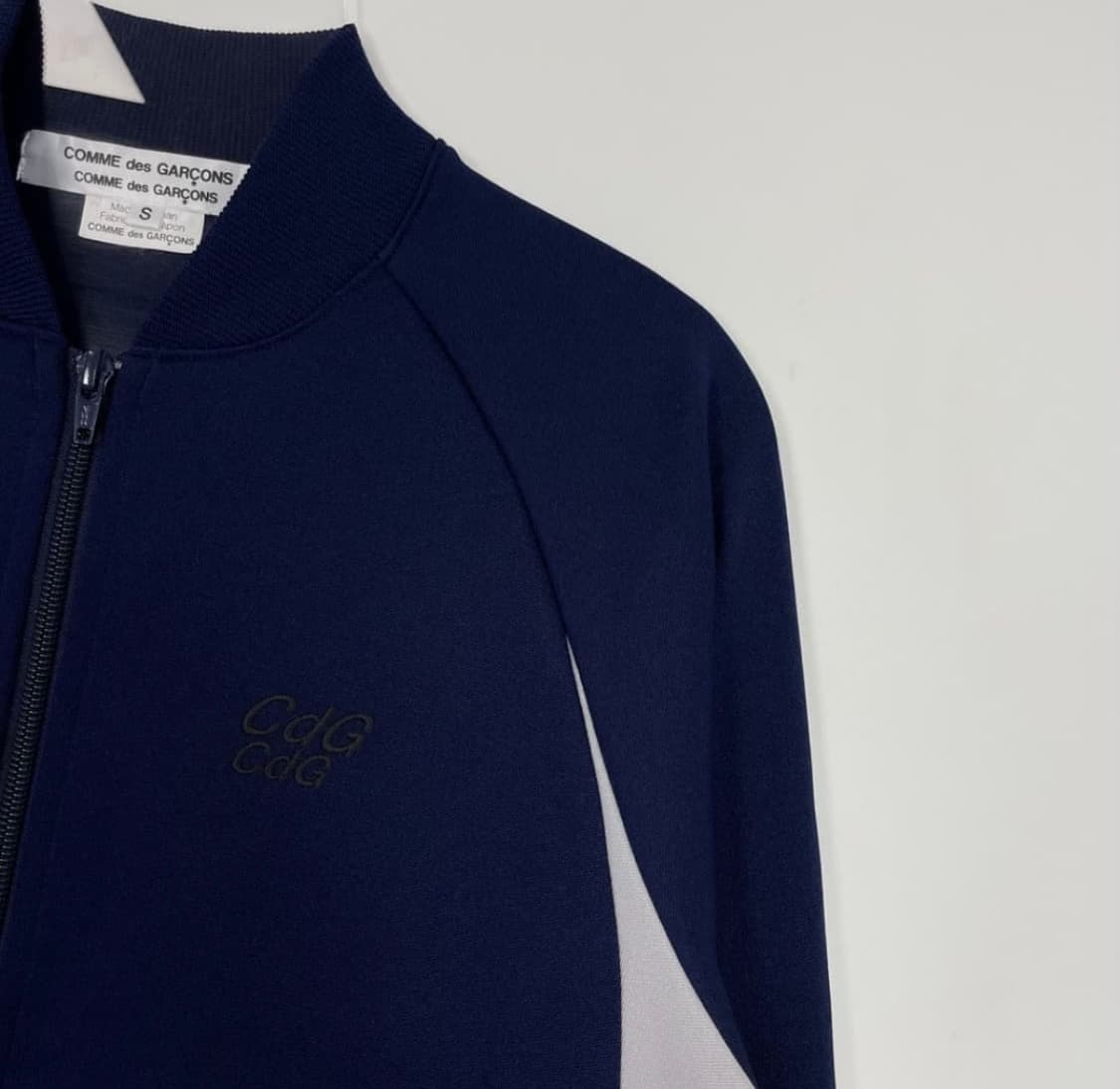 꼼데가르송 cdg 로고 저지 져지 집업 자켓 상품이미지4