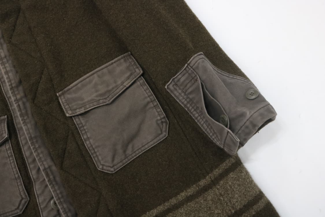 히스테릭글래머 울 밀리터리 후드 더플코트 상품이미지7