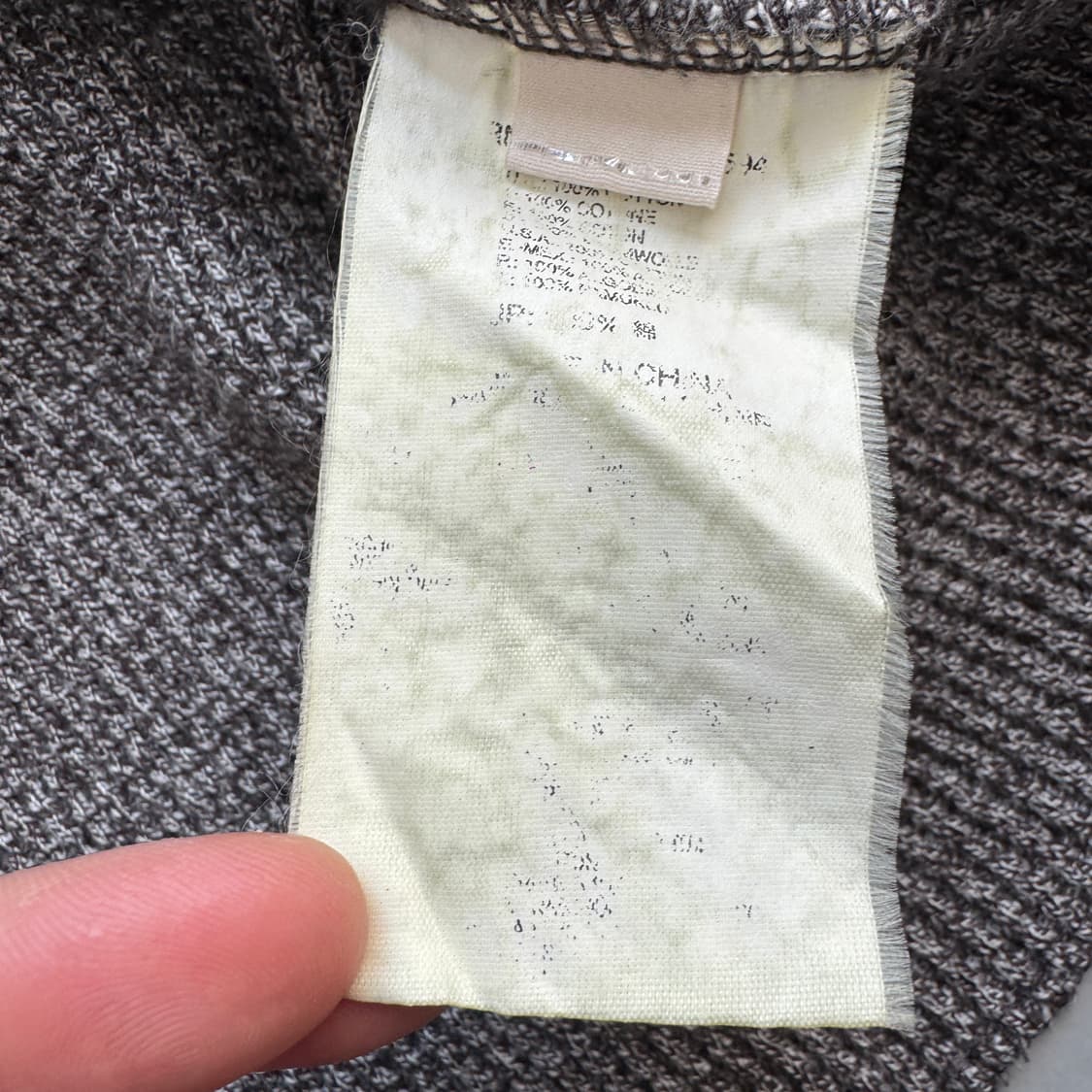 디젤 블랙골드 니트 후드집업 상품이미지6