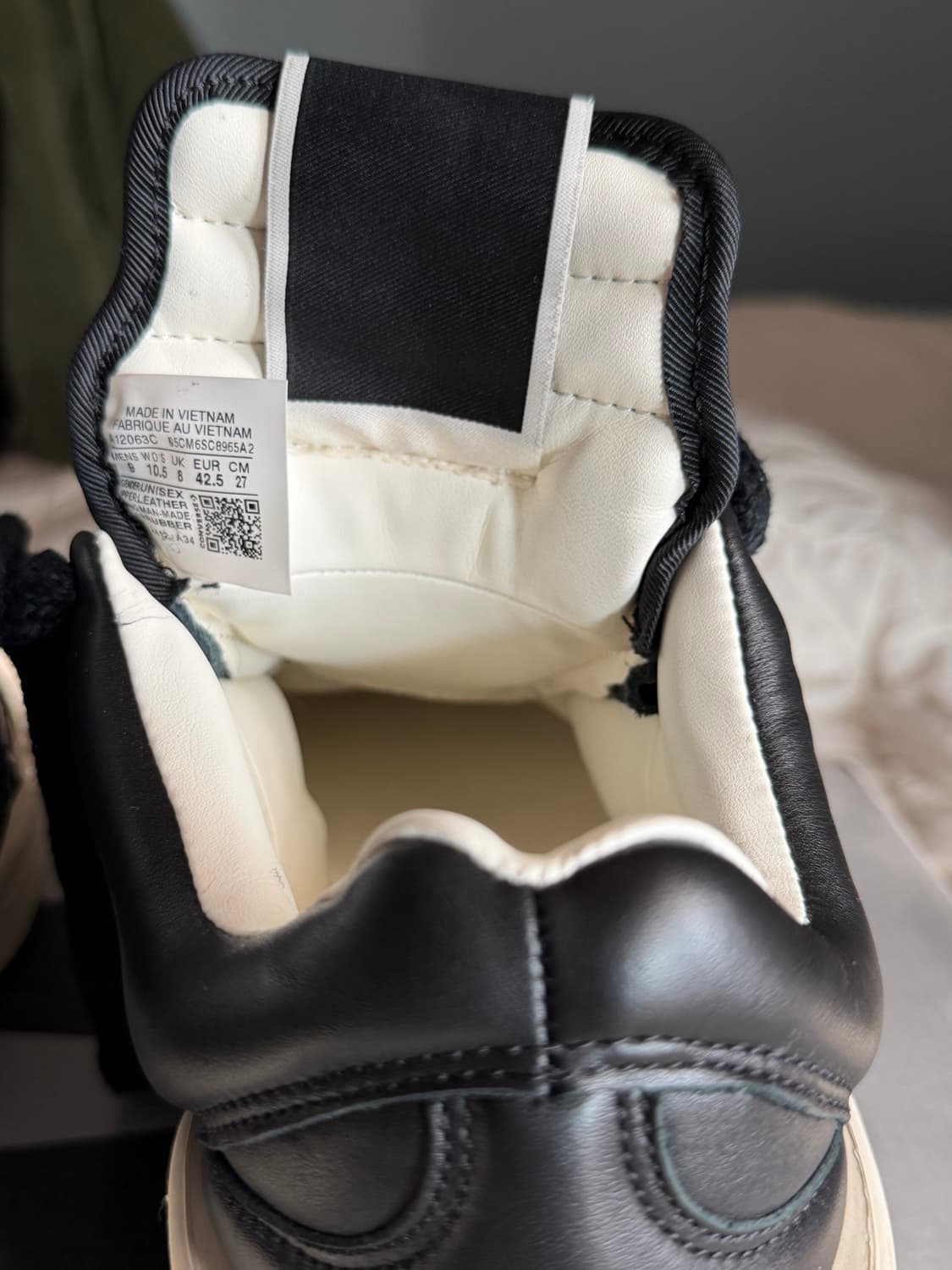 컨버스 릭오웬스 다크쉐도우 터보웨폰 로우 상품이미지4