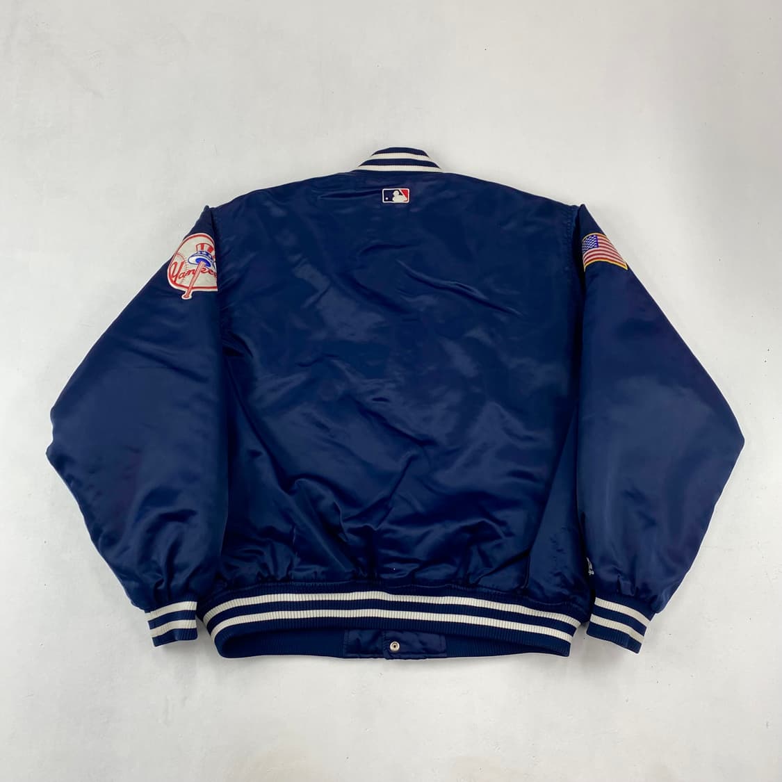 마제스틱 MLB 뉴욕 양키스 자수 빅로고 네이비 바시티 점퍼 (103) 상품이미지2