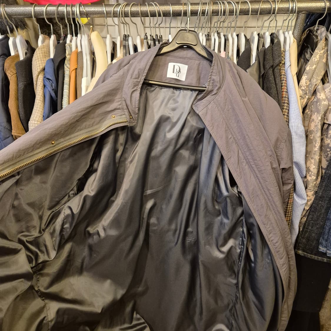 FREE(착샷잇음) 차콜 롱 야상자켓  상품이미지5