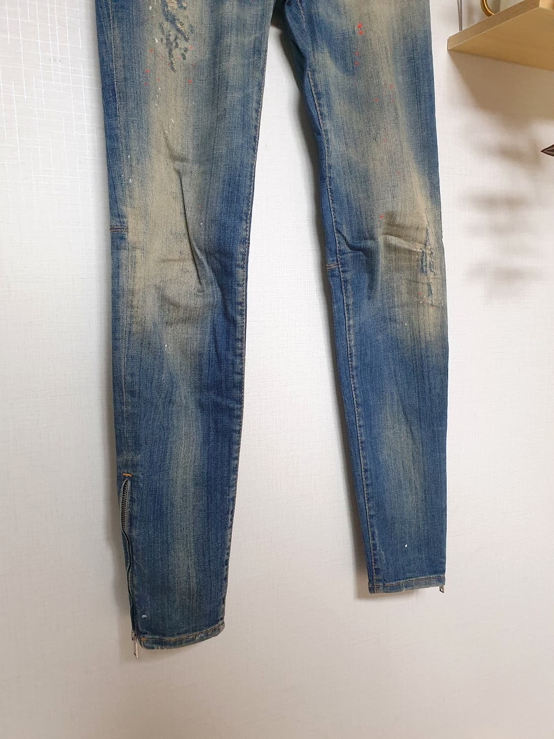 디스퀘어드 페인트 스플래터진 데님팬츠 55 청바지 상품이미지7