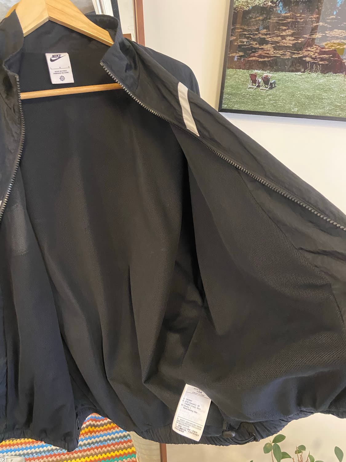 나이키 빅스우시 블랙 여성용 바람막이 상품이미지5