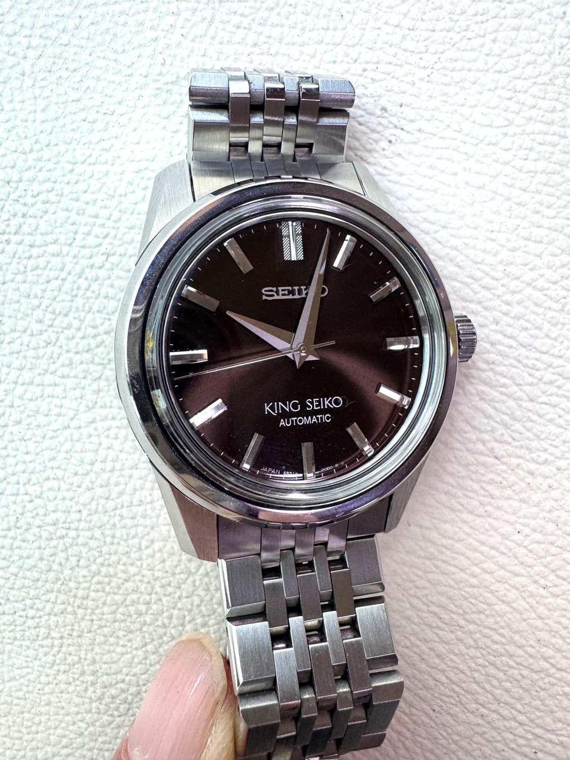 킹세이코 브라운 다이얼 spb285j1(삼정 정품 풀박스) 상품이미지7