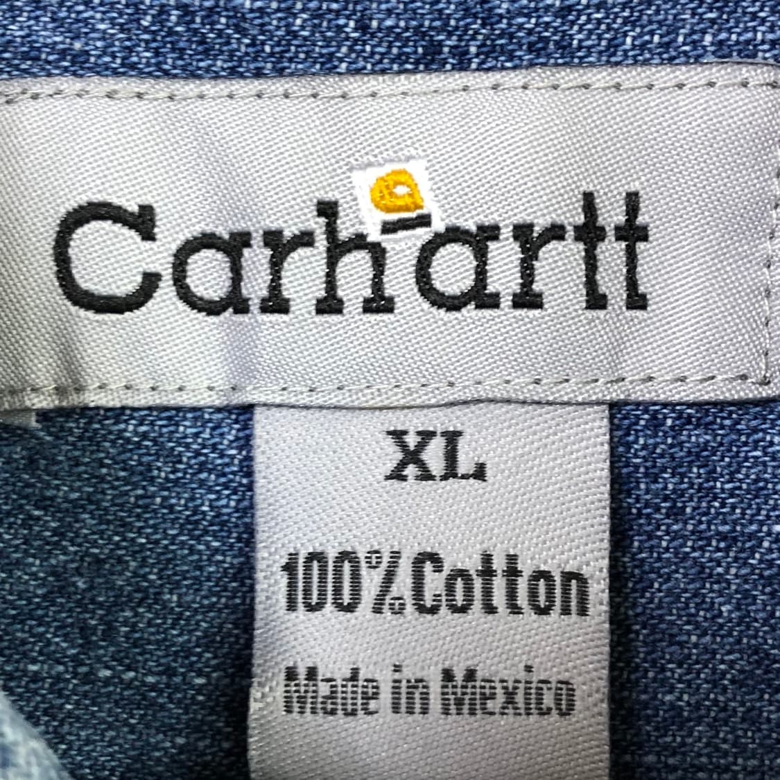 XL 칼하트 데님 셔츠 상품이미지3