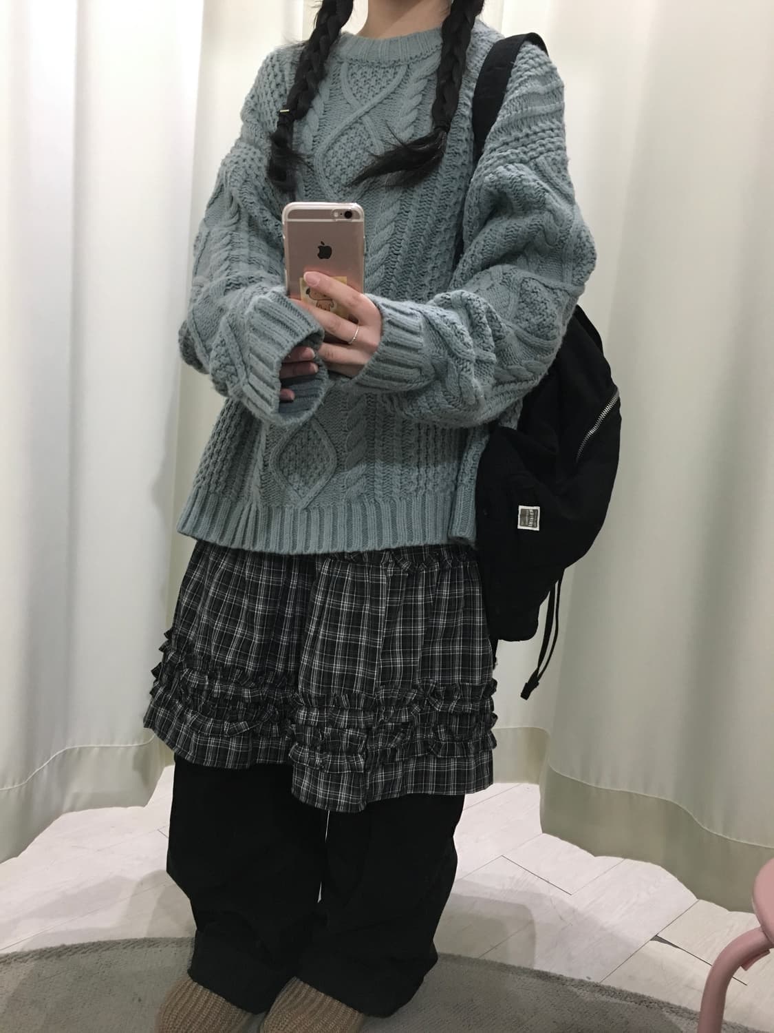 rageblue 꽈배기 오버핏 니트 상품이미지6