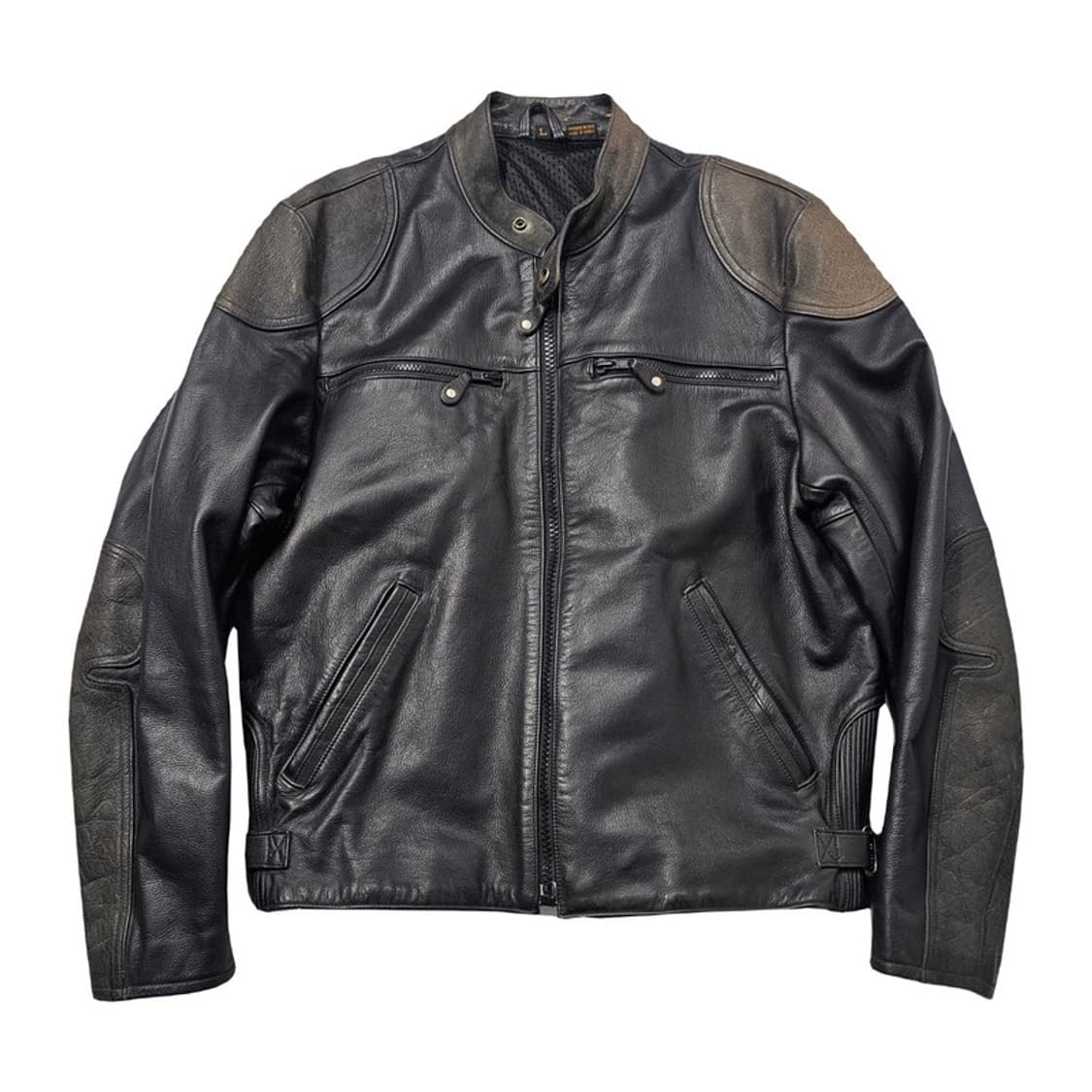HORSE HIDE 말가죽 모터싸이클 자켓 L 상품이미지1
