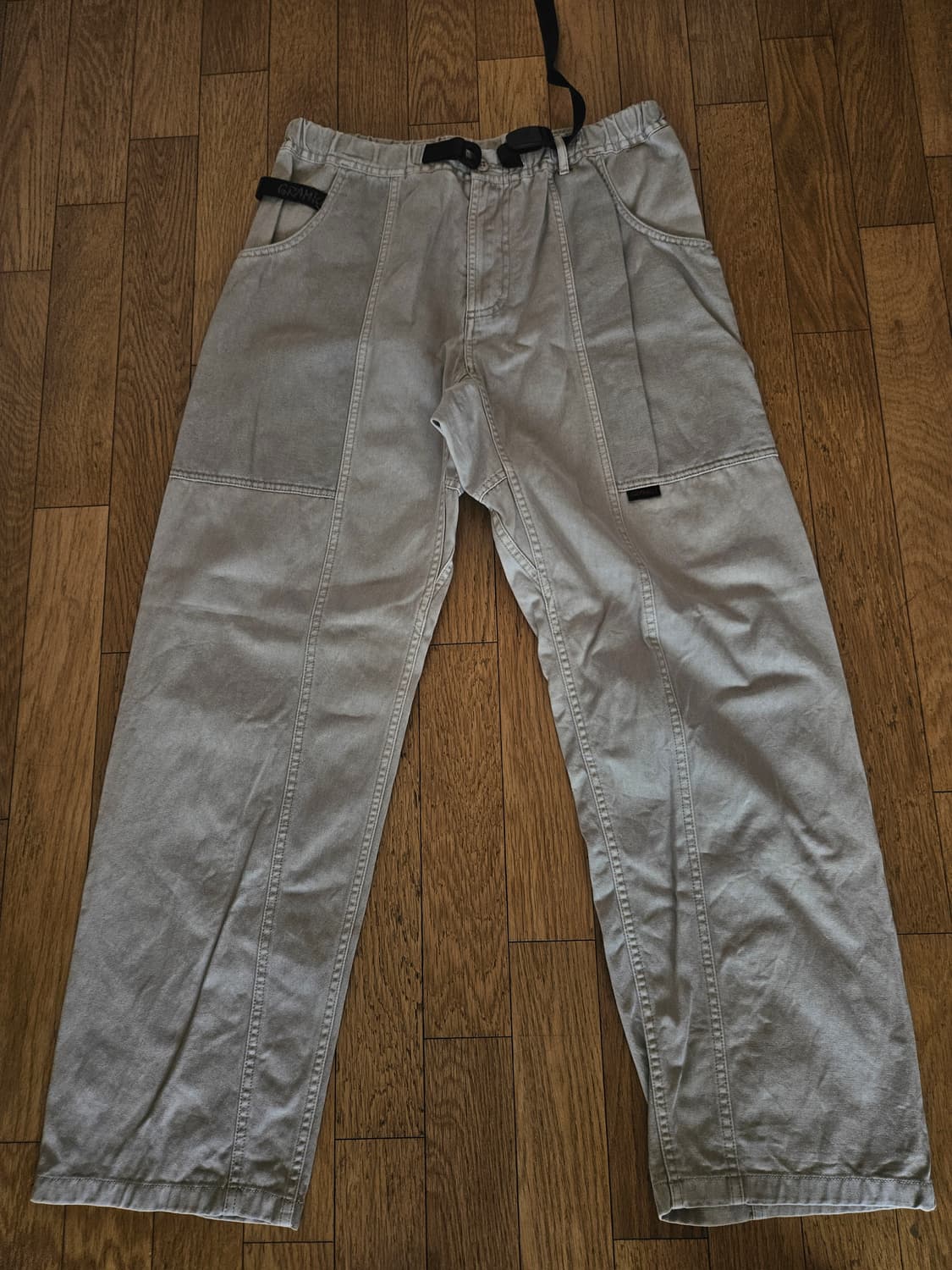 그라미치 가젯팬츠 일본 발매 시멘트 그레이 클라이밍 아메카지 루즈테이퍼드 상품이미지1