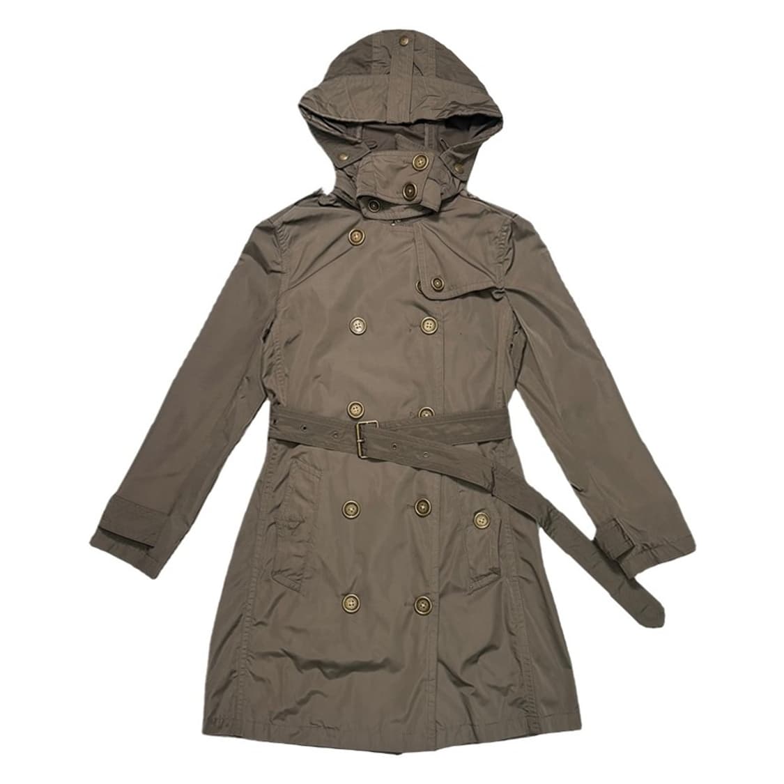 BURBERRY BRIT 후드 트렌치 코트 M 상품이미지1