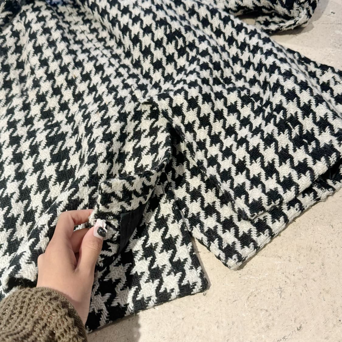 하운드투스 체크패턴 갸루 코트 상품이미지7