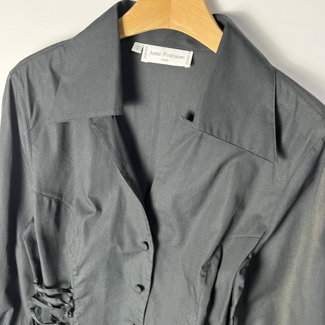 [Anne Fontaine] 안느퐁텐 셔링 코튼 블라우스 상품이미지2