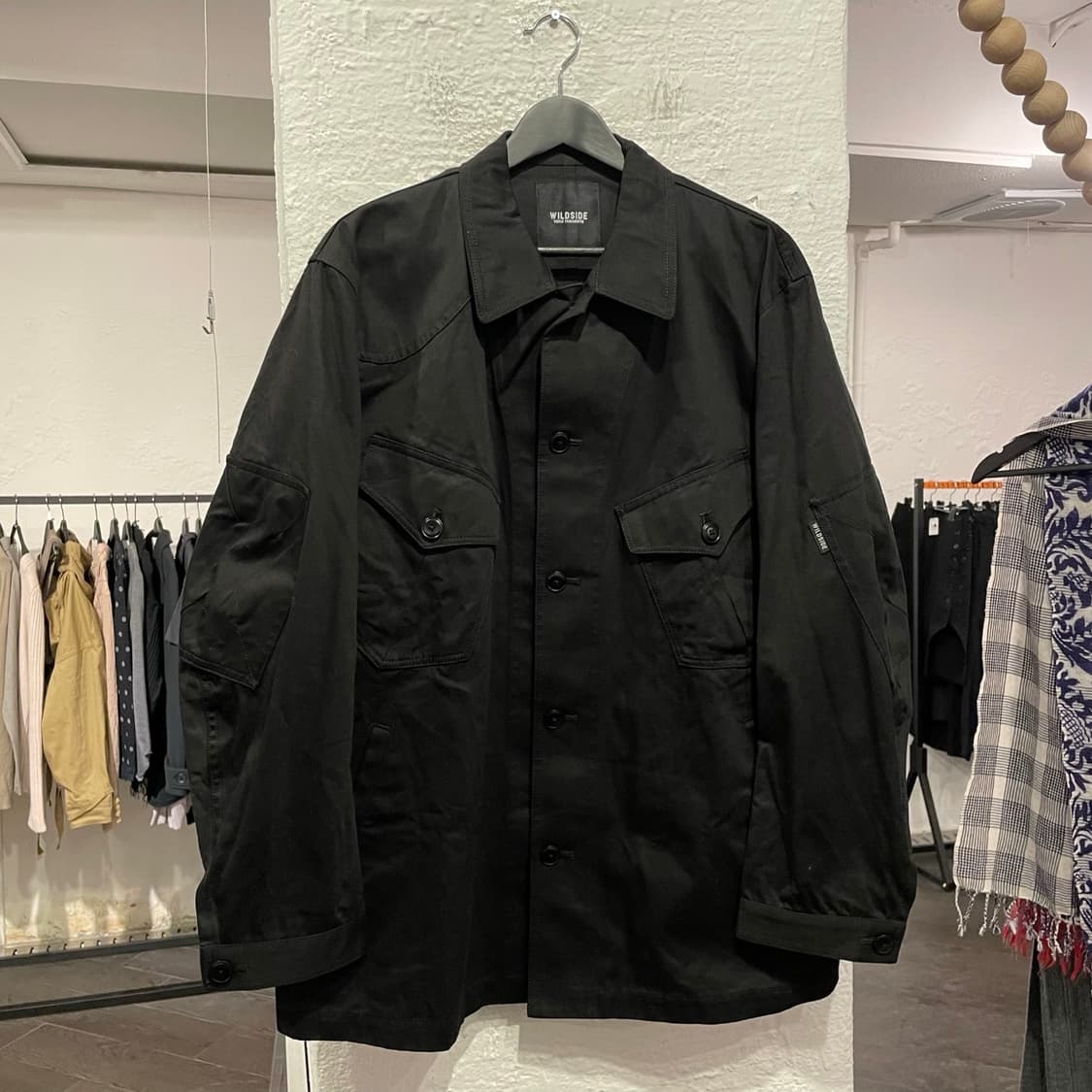 요지야마모토 오버사이즈 트러커 자켓 상품이미지1