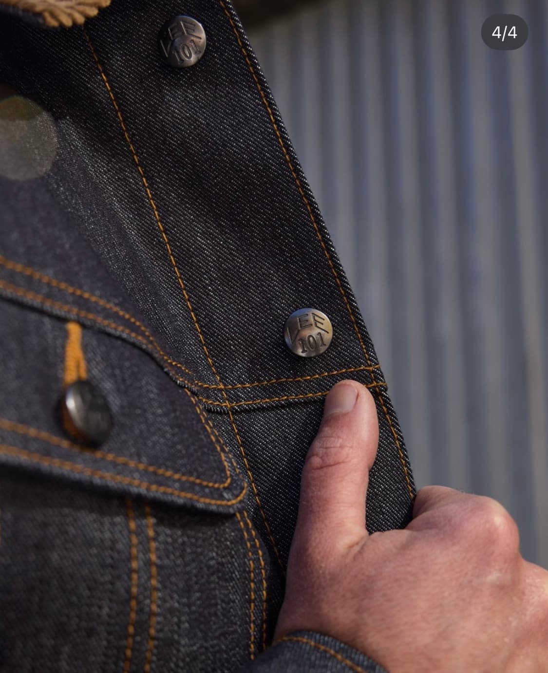 [새제품] lee101 스톰라이더 일본셀비지,일본메이드 m 상품이미지10